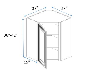 Yukon Saddle 3 Drawer Base Cabinet - Reflections Cabinetry